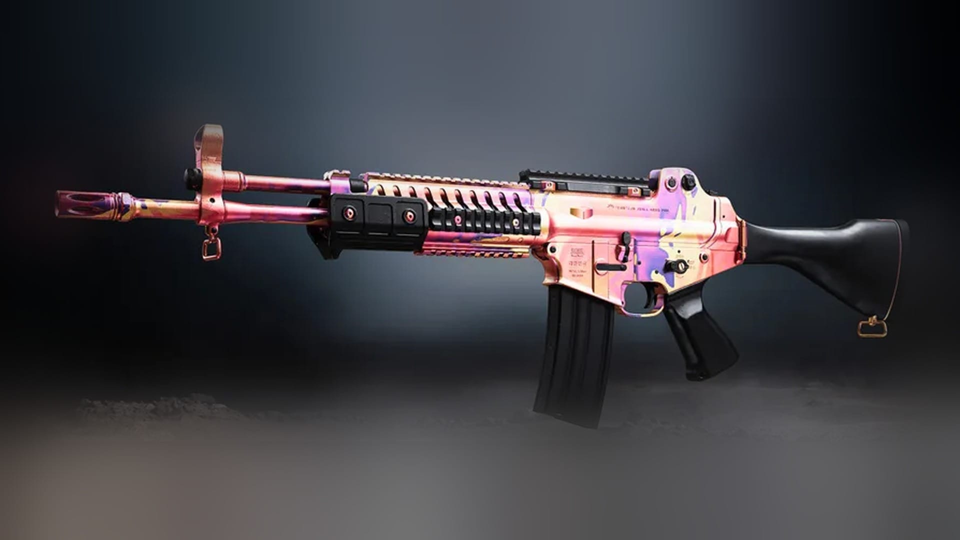 Modern Warfare 4 rifle in Mercurial Drift mastery camo
